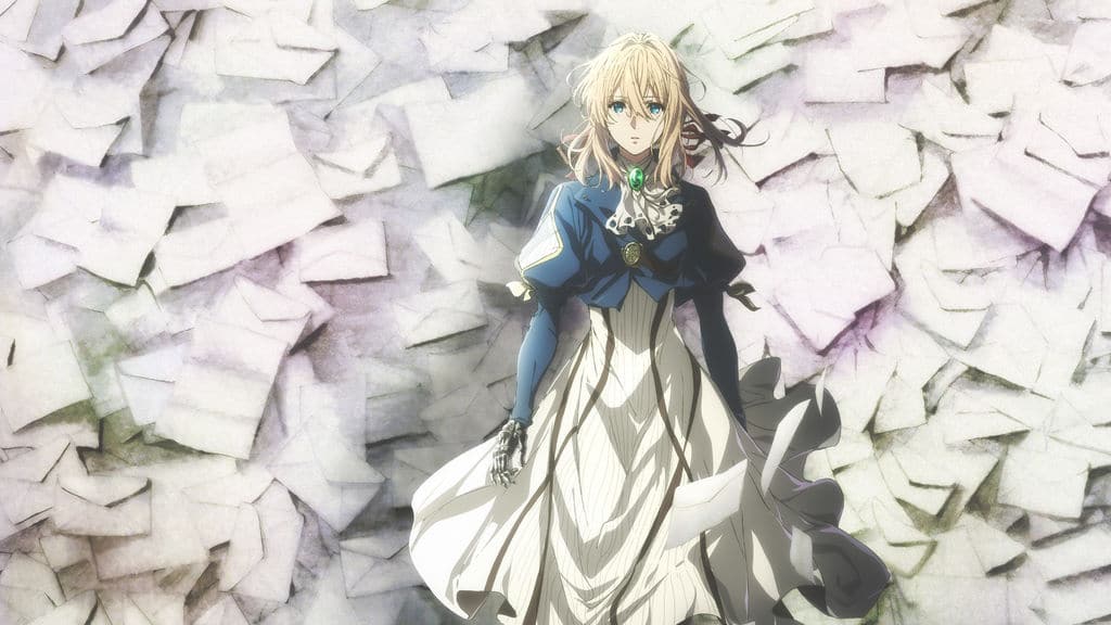 Violet in the Violet Evergarden anime