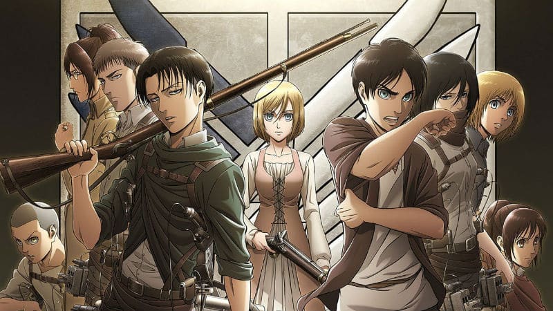 Characters from Attack On Titan