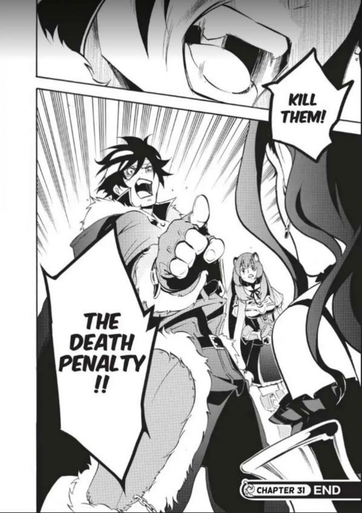The Rising Of the Shield Hero Manga Chapter 31 Naofumi Death Bitch