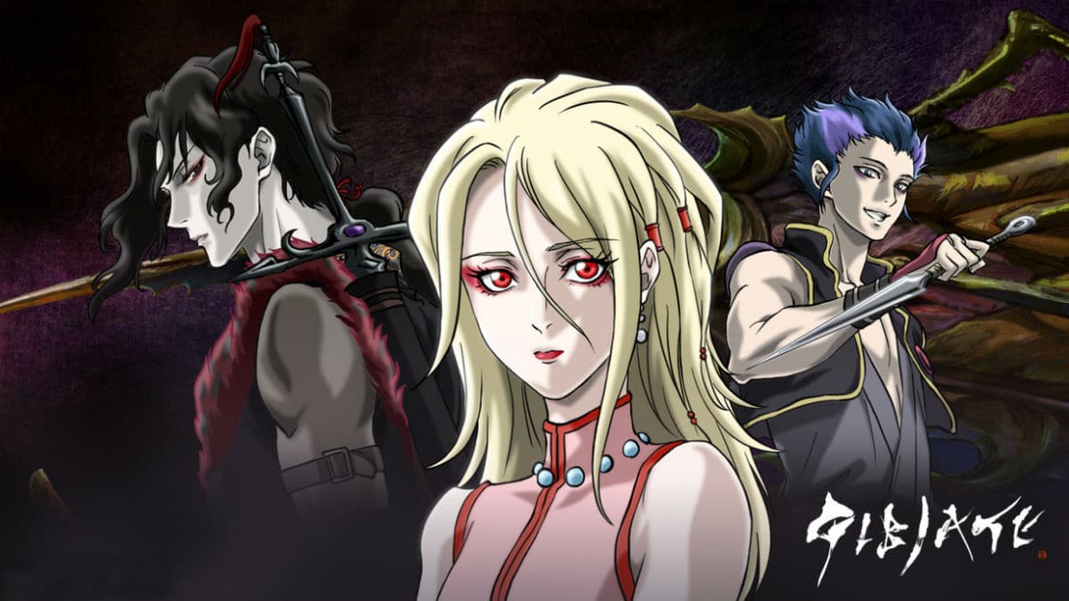 Sensui Kanzaki, Kathleen, and Kenroku Sanada of GIBIATE