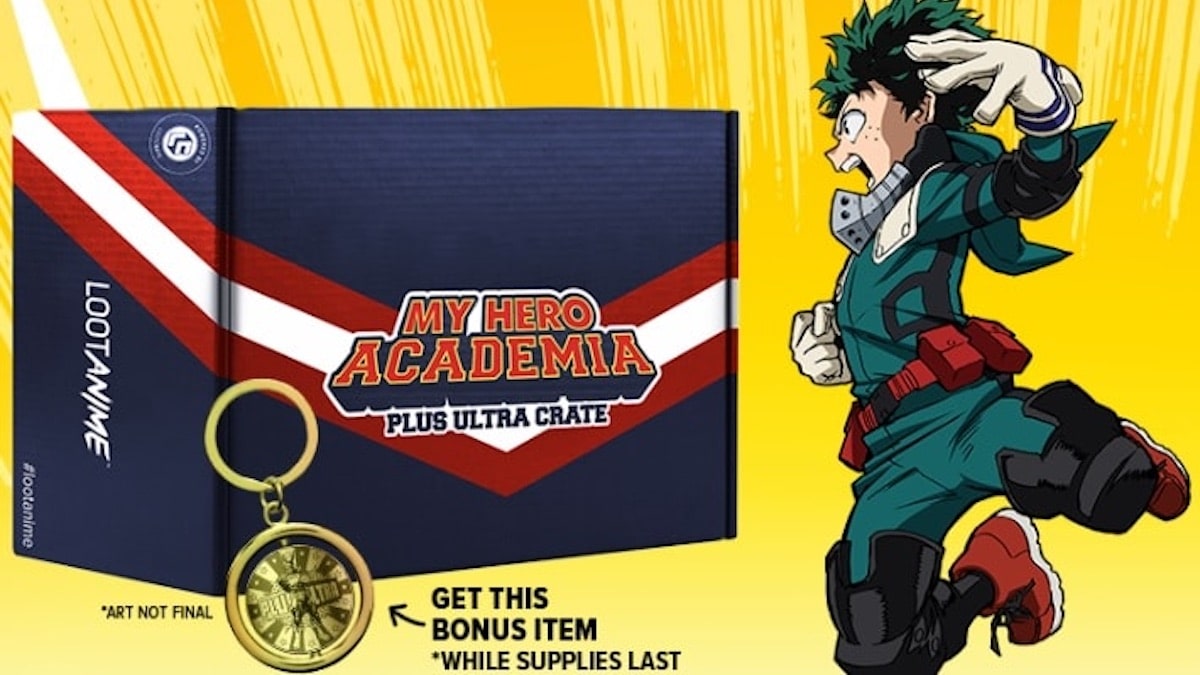The new New limited edition My Hero Academia anime loot crate