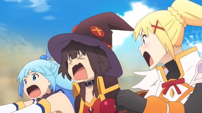 Crunchyroll streaming KonoSuba: Legend of Crimson English dub/sub for