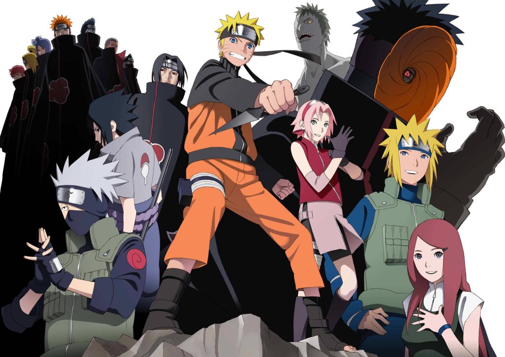 Naruto A mashup of famous naruto characters.
