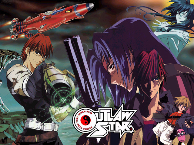 Outlaw Star A poster image of the Outlaw Star anime crew.