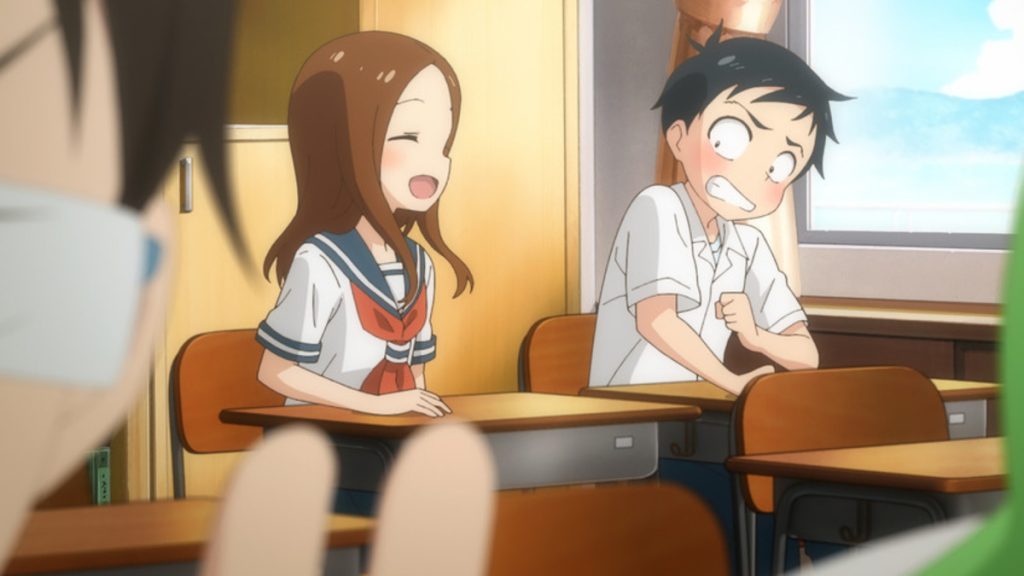 Takagi making fun of her poor classmate yet again.