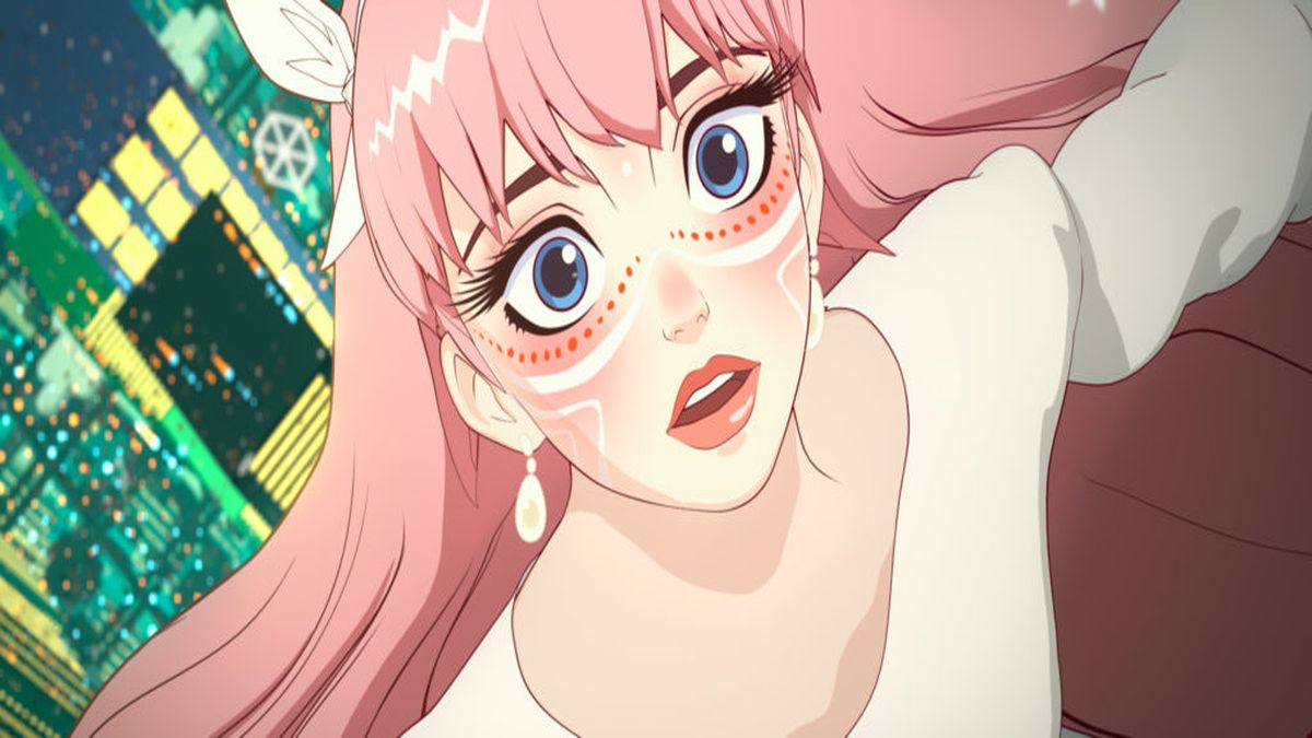 Scene from the film Belle with the titular character.