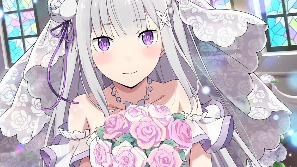 Re Zero Emilia Wedding Dress