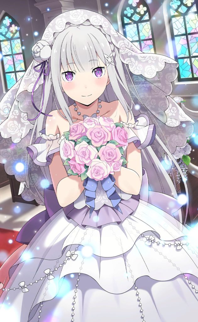 Re Zero Emilia Wedding Dress