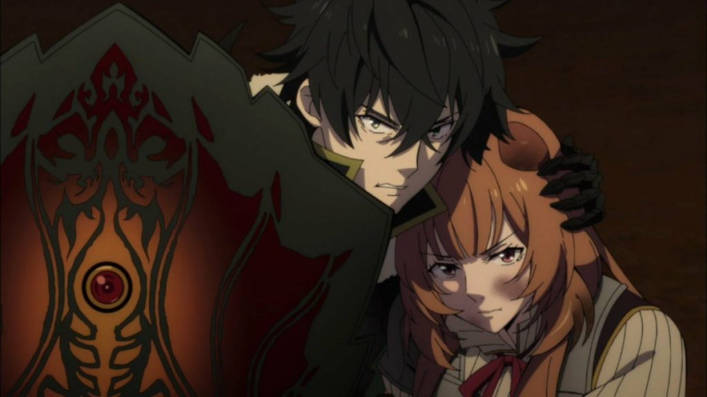 Rise of the Shield hero anime scene