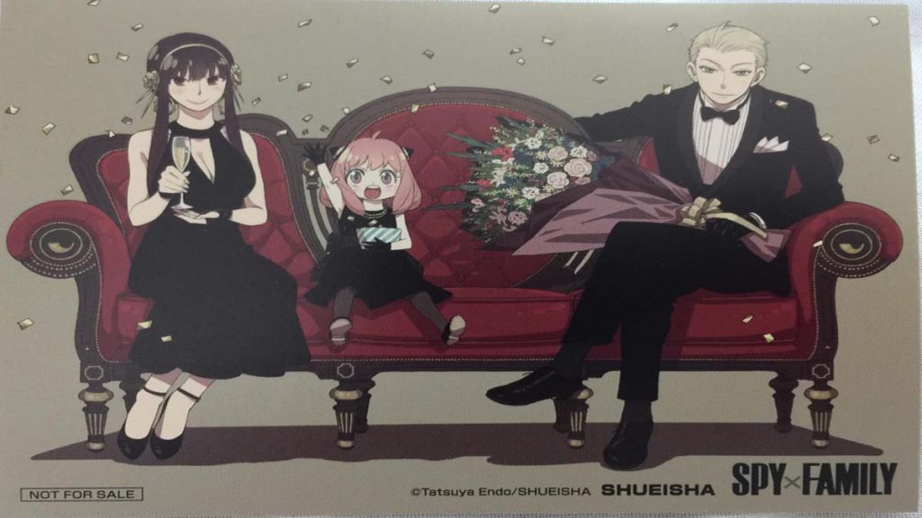 Special postcard of Spy X Family