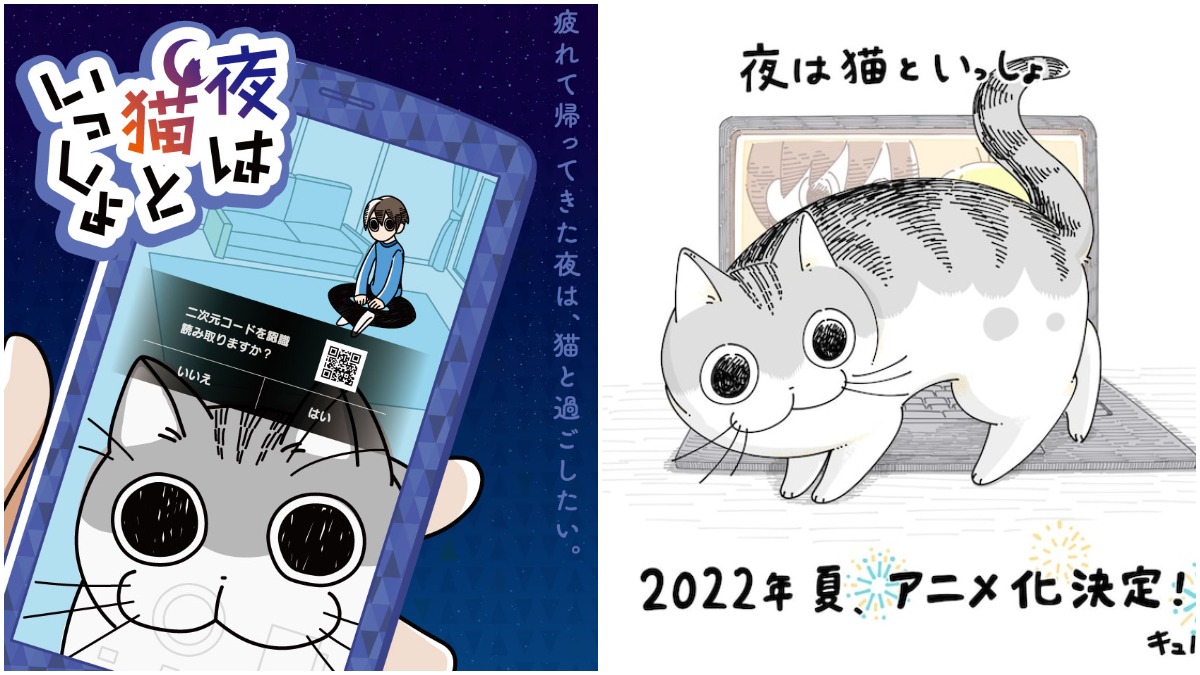 Promotional imagery for Nights With a Cat.