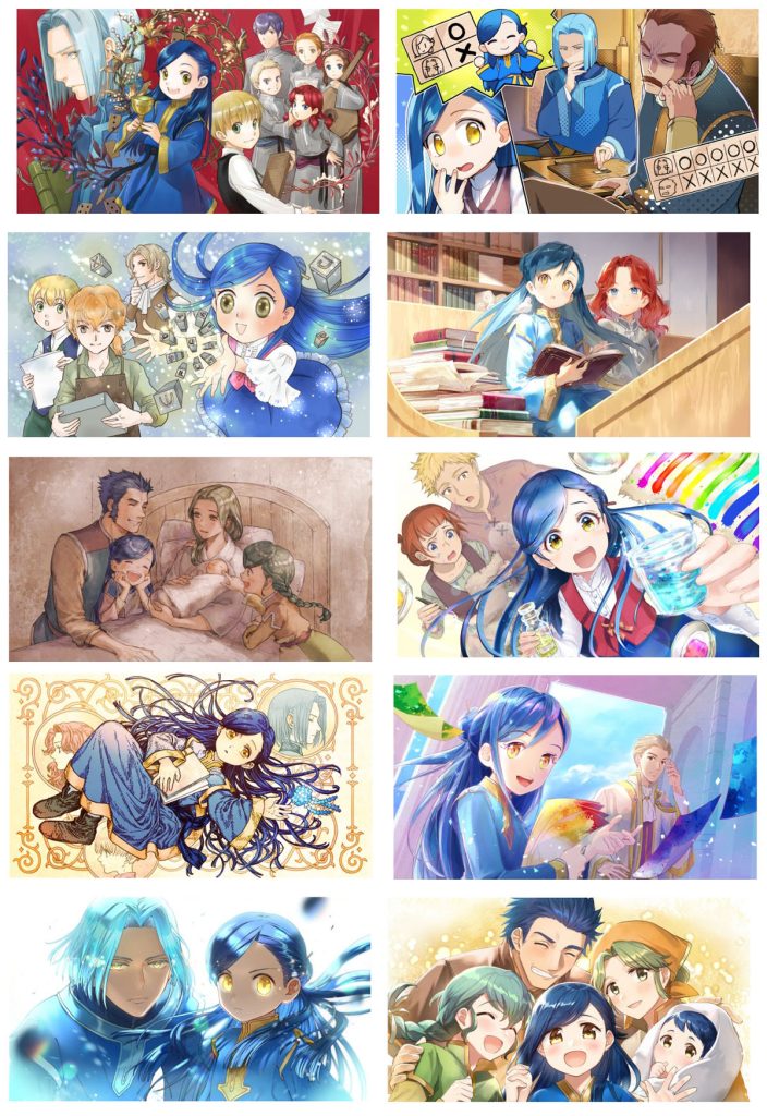 Ascendance of a Bookworm Part 3 End Cards Anime