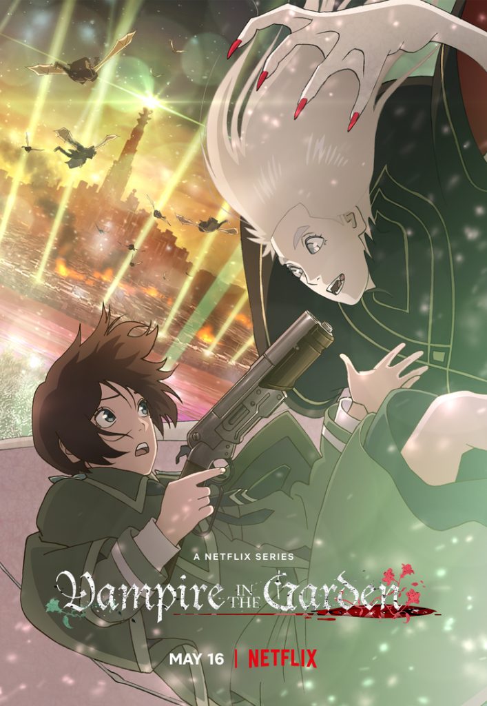 anime girl with gun turned on vampire