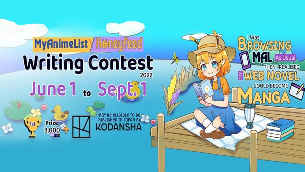 Ad for MAL x Honeyfeed Writing Contest 2022.