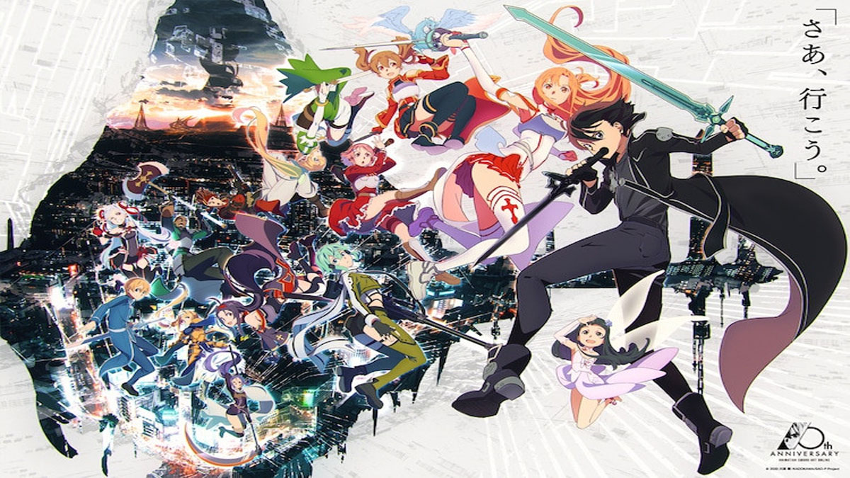 Sword Art Online lança visual do 10º aniversário e anuncia que a cantora de J-pop Luna Haruna participará do evento de novembro de 2022