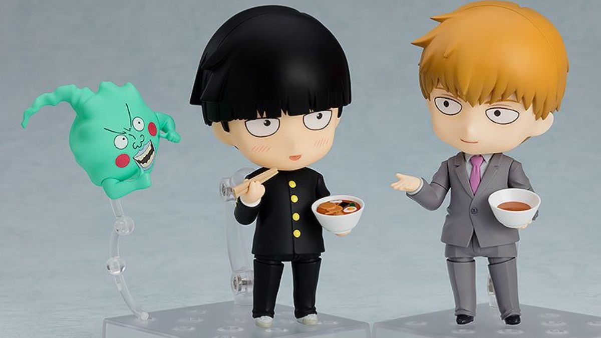 As figuras de Shigeo Kageyama e Arataka Reigen Nendoroid estão aqui para receber Mob Psycho 100 Season 3, e Dimple também está aqui!