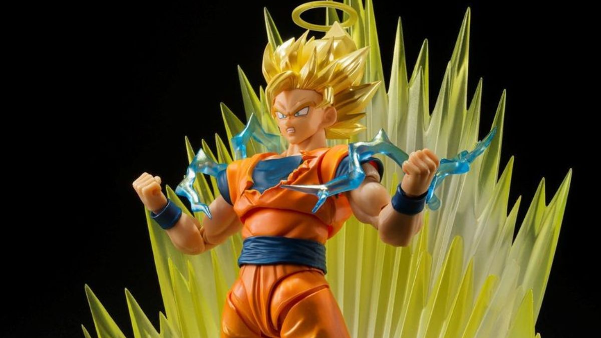 Dragon Ball Z Super Saiyan 2 Son Goku figura exclusiva para SDCC 2022