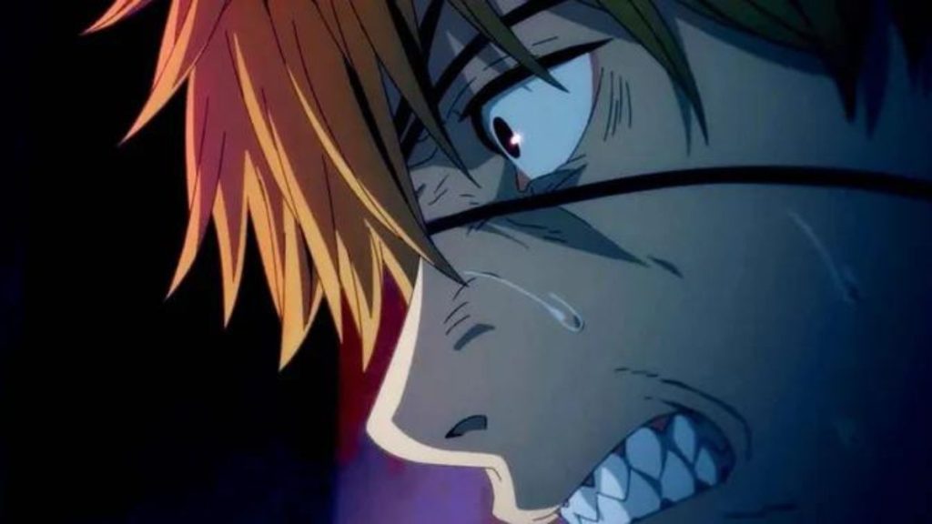 Angry Denji in the Chainsaw Man second trailer