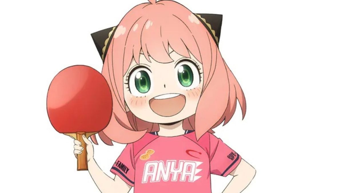 Spy x Family, Cute Anya with a Table Tennis Bat