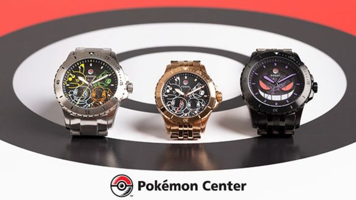 A colaboração Pokemon x Fossil revela impressionantes relógios de edição limitada