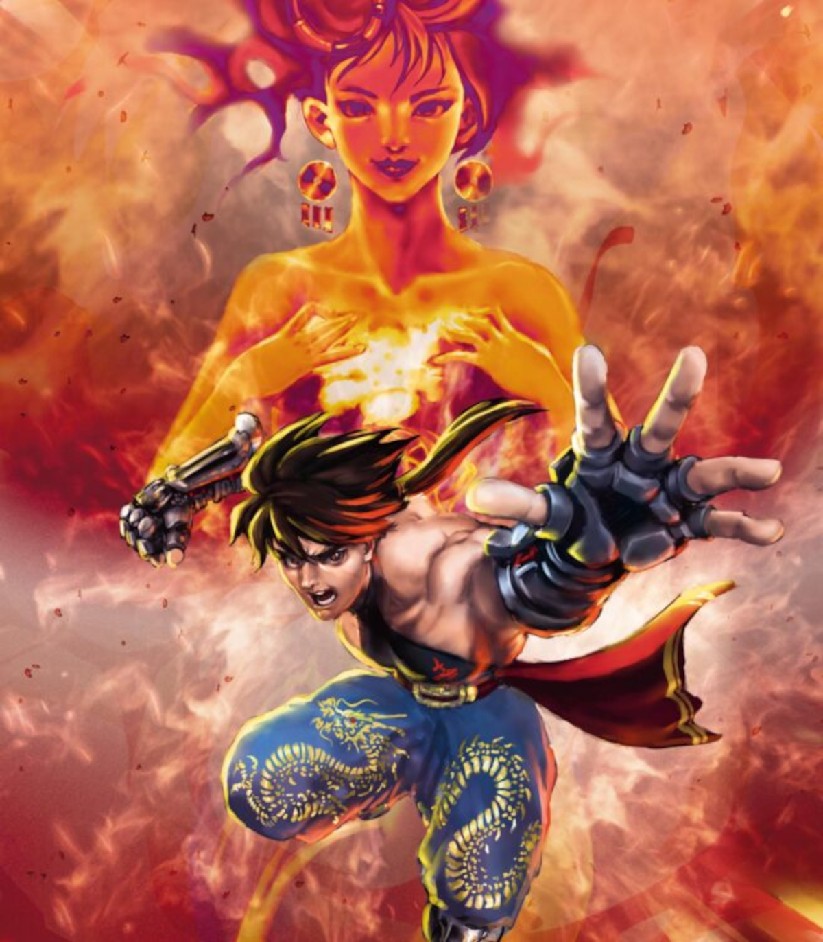 The key visual of Cannon Dancer features Abdullah the Slaver and Kirin.