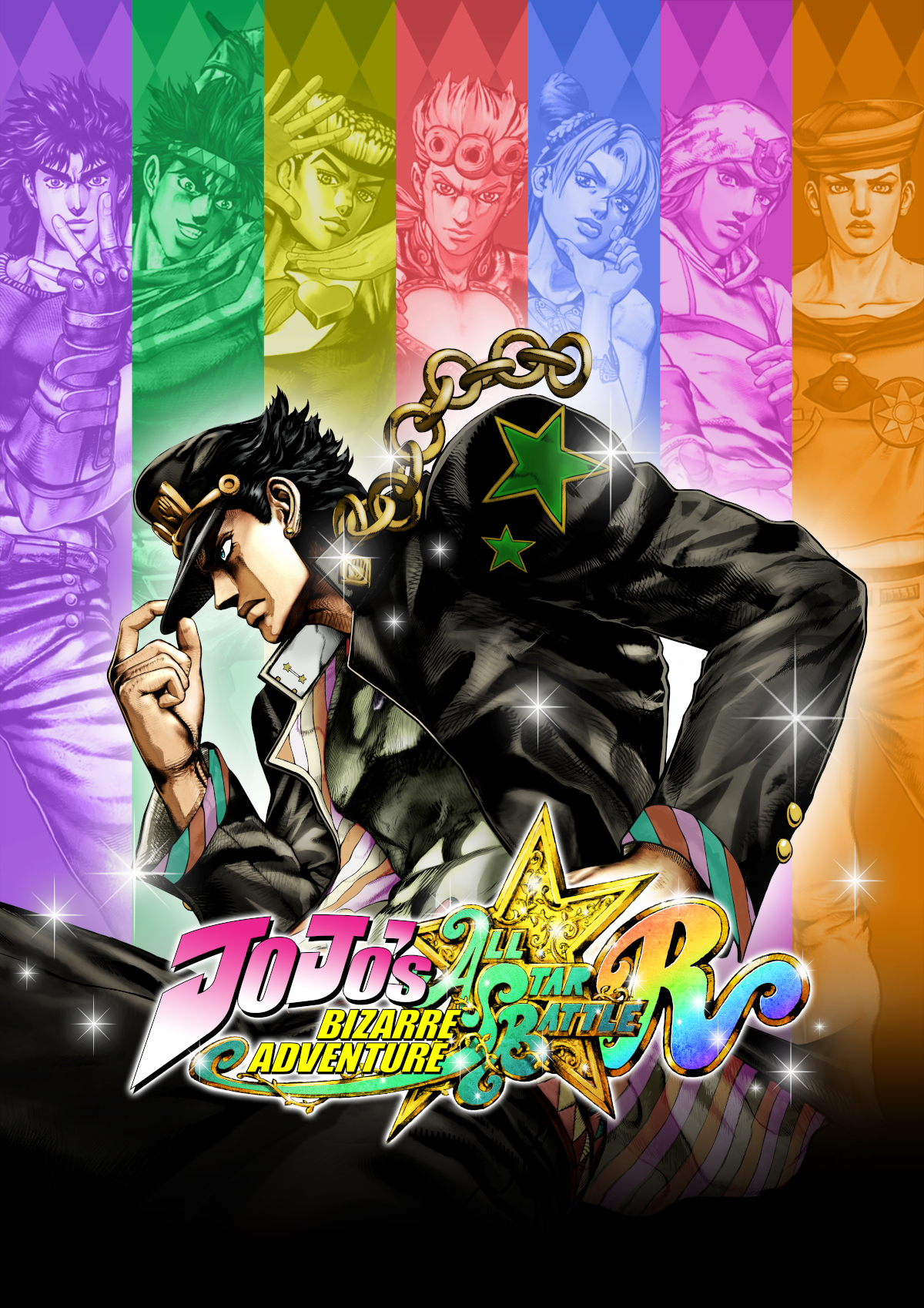 The key visual of JoJo's Bizarre Adventure: All-Star Battle R.