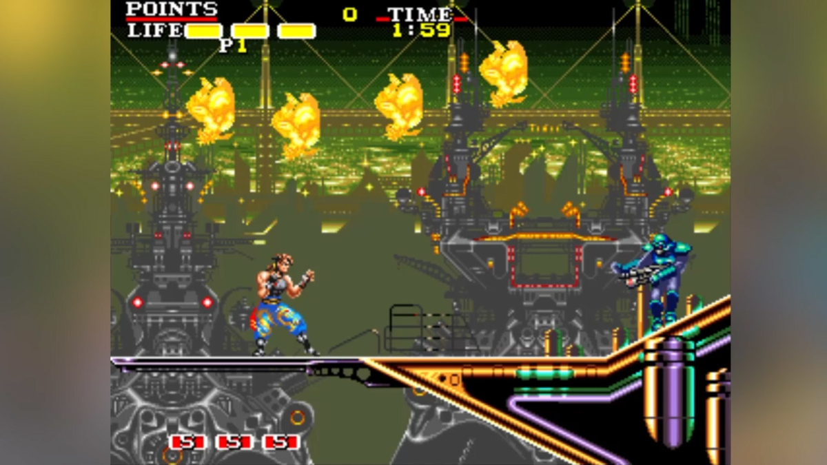 Agadan stage in Cannon Dancer.