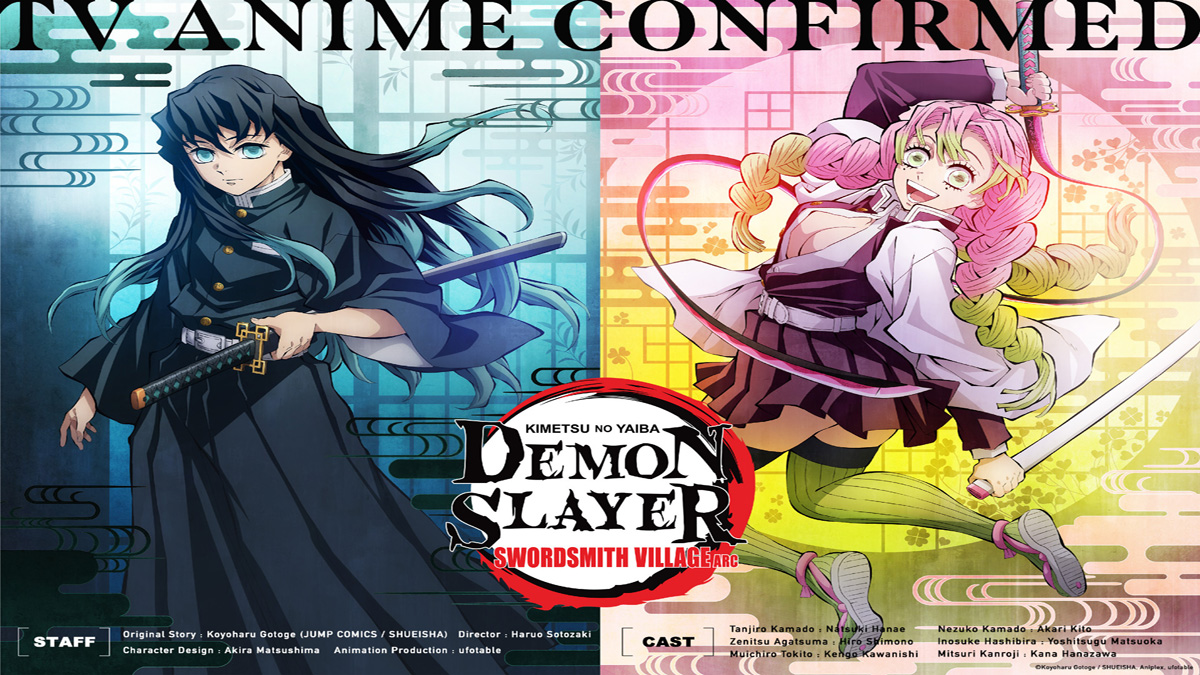 Kimetsu no Yaiba – Anúncio do anime Swordsmith Village Arc provavelmente em outubro de 2022 durante o evento Machi Asobi