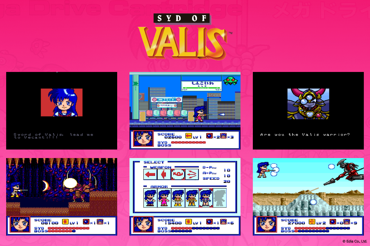 A collection of screenshots from Syd of Valis.