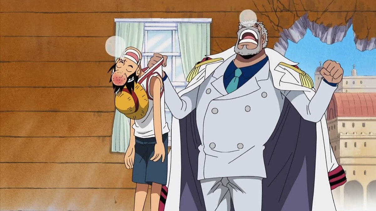 Capítulo 1071 de One Piece configura Monkey D. Garp vs Barba Negra